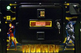 The cabinet front artwork