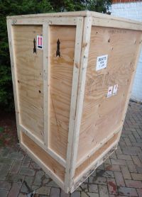 The King of Diamonds shipping crate