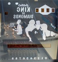 The rear of the backglass