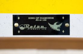 The serial number plaque
