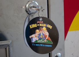The King of Diamonds key fob