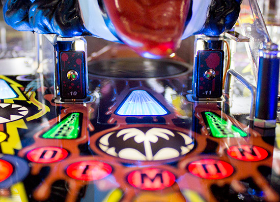 The spinning disc is below the head, making it difficult to photograph