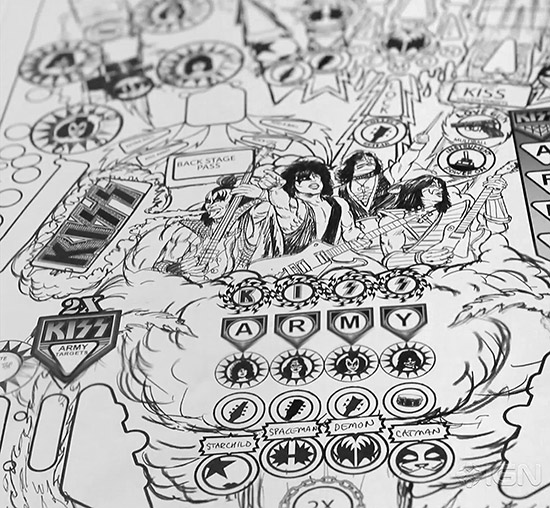 The game's prototype artwork