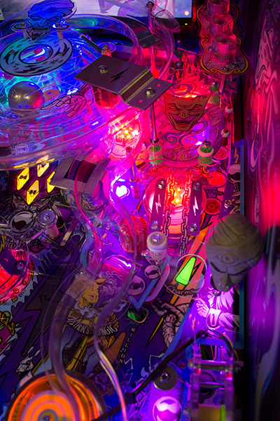 The right side of the playfield