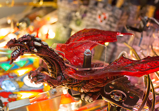 The dragon over the right ramp