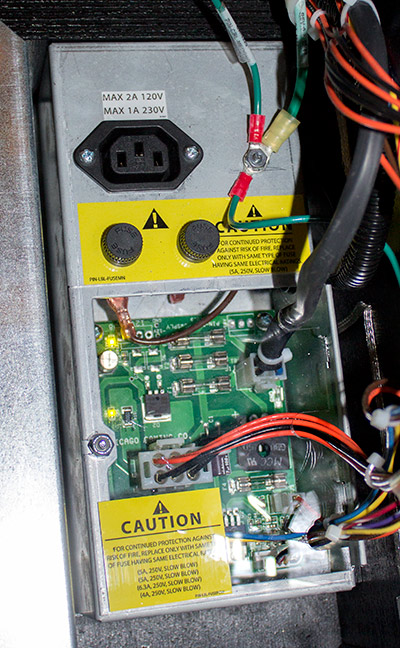 The power switch box