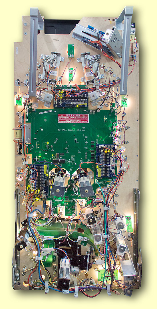 Under the playfield