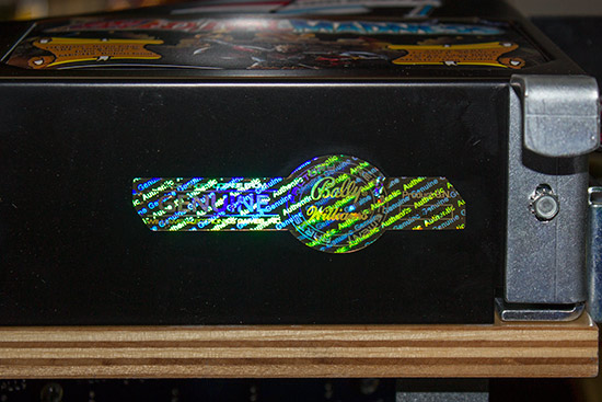 The hologram license decal
