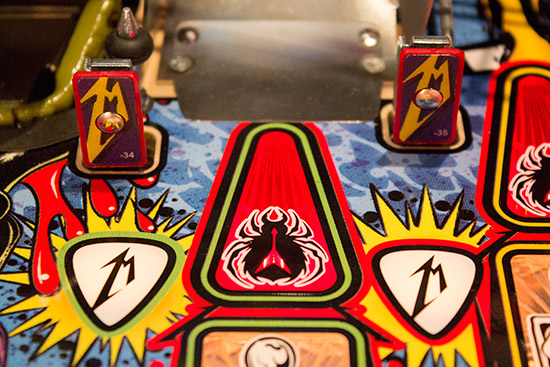 The guitar pick targets and inserts
