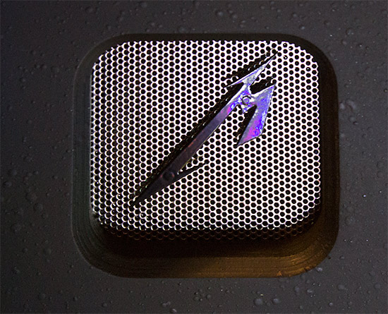 The speaker panel decoration