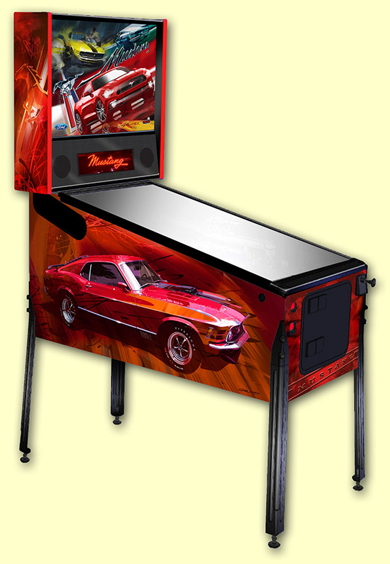 The cabinet, backbox and translite art