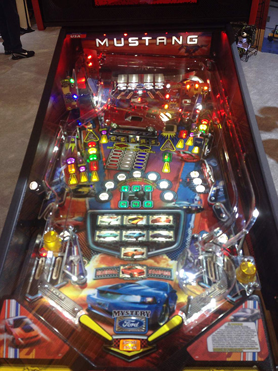 Mustang's playfield