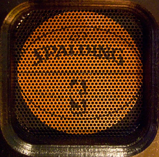 The speaker grille
