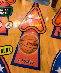 The right ramp awards two basketball points