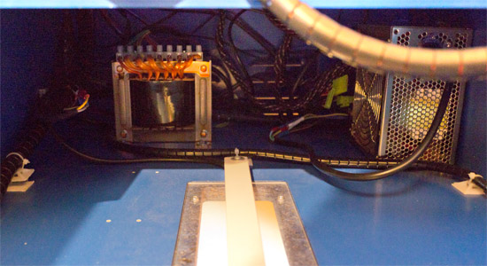 The transformer and PC power supply
