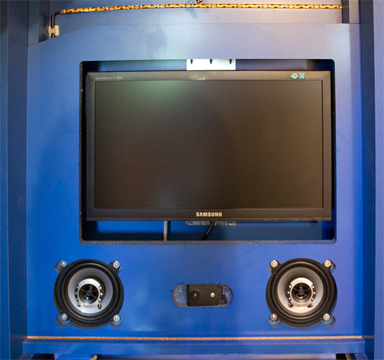 Inside the backbox