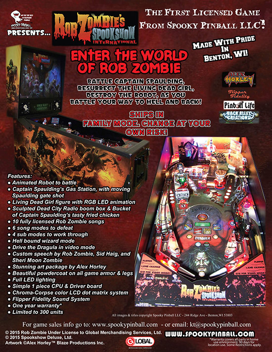 The game flyer