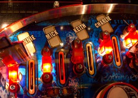 The Ronnie lane is flashing. No, not 'Ronnie Lane', that's someone else.