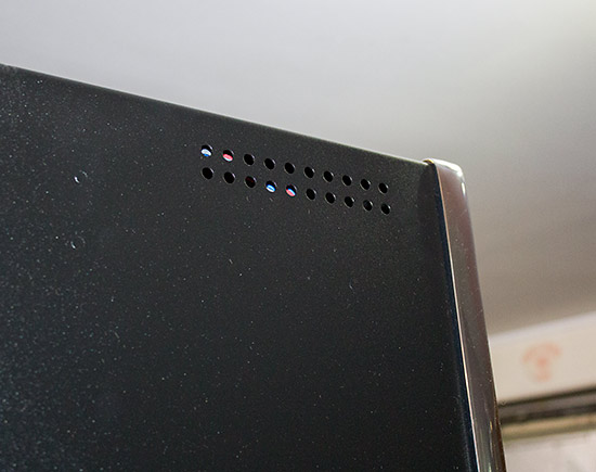 The rear of the backbox