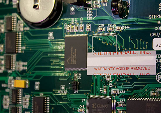 Just one flash RAM chip installed