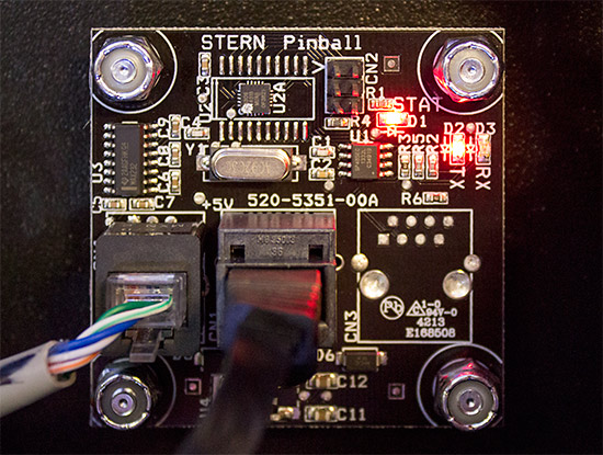 The RGB driver board interface