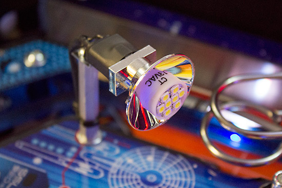 The slingshot's LED flasher