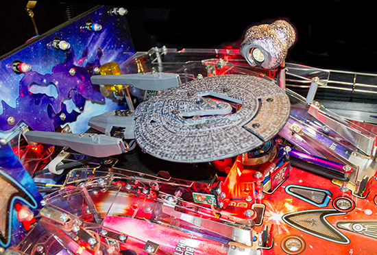 The USS Vengeance in its normal position