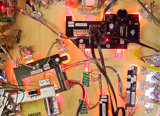 Lamp board interconnects