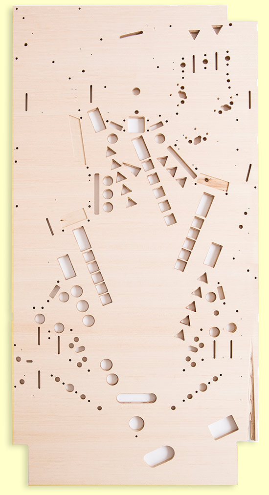 The first whitewood playfield