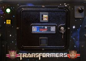The cabinet front artwork
