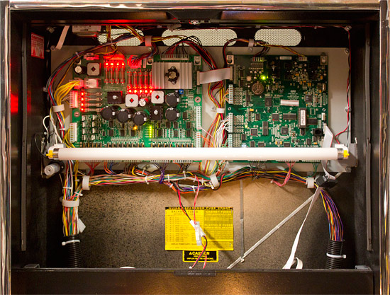 Inside the backbox
