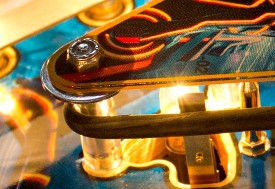 A close-up of the slingshot