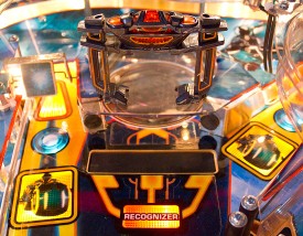 The recognizer target bank is down to reveal the disc