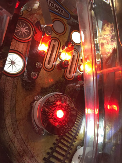 The Tower/skill shot area