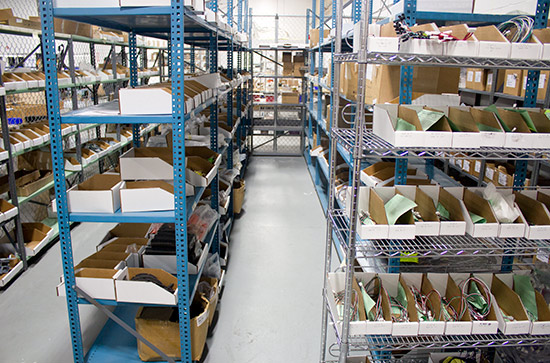 Inside the parts store