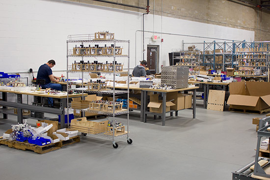 The assemblies construction area