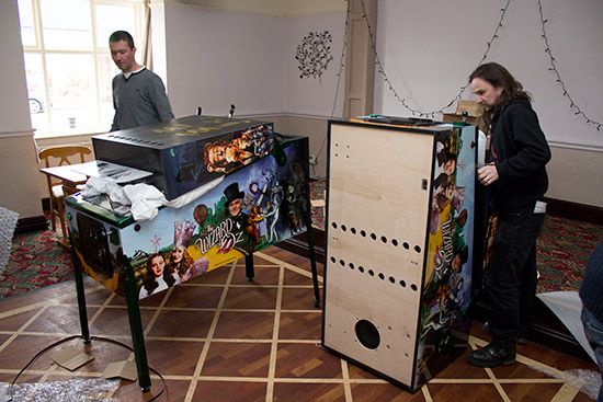 Everyone admired the quality of the cabinet printing