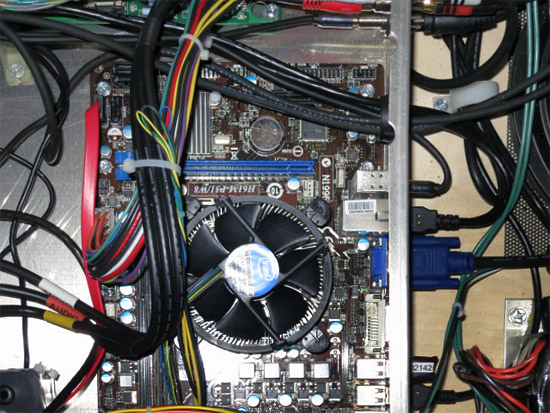 The motherboard