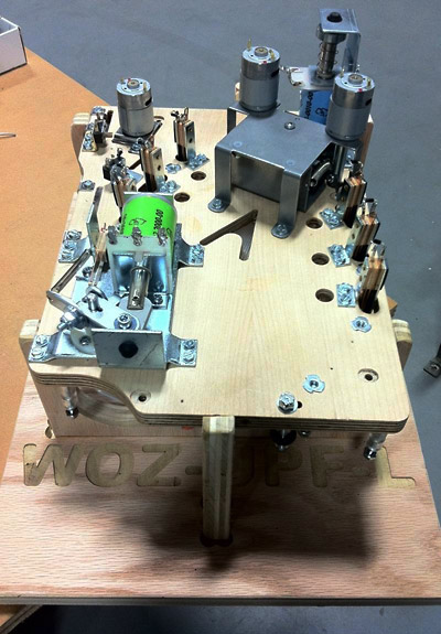 The underside of the Witch's Castle mini-playfield