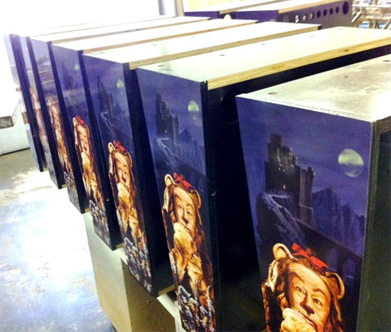 The Wizard of Oz backboxes