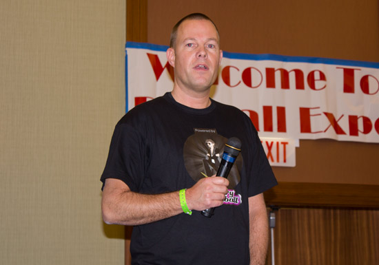 Bert-Jan at Pinball Expo