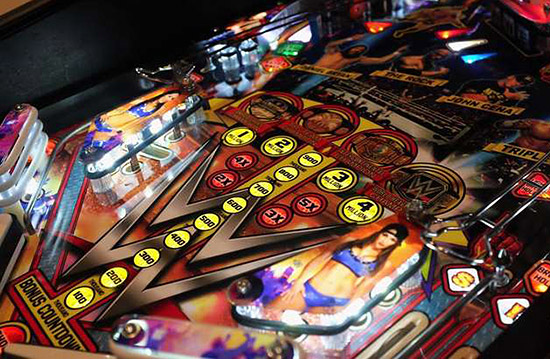 Lit bonus inserts with a side lane on the left