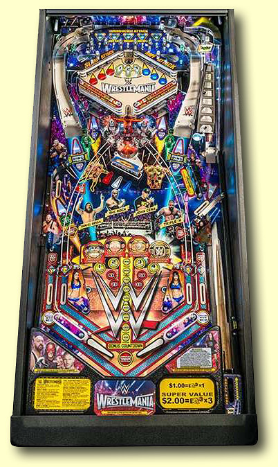 WWE WrestleMania Pro's playfield