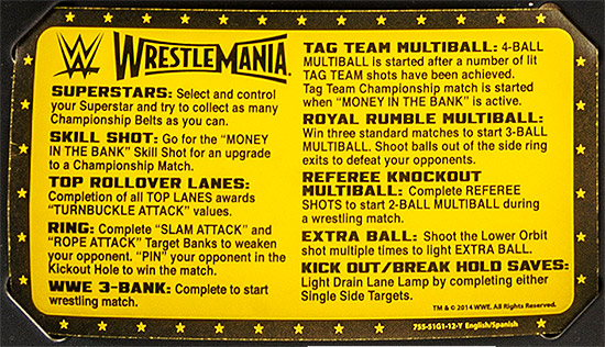 Game instructions