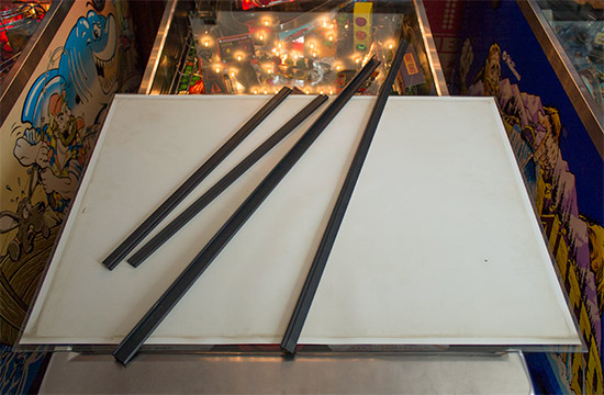 The edging strips removed