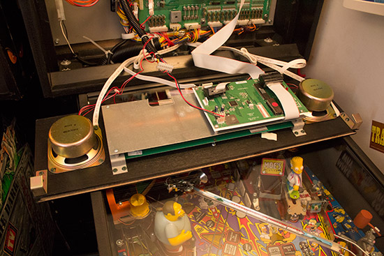 The back of the display panel