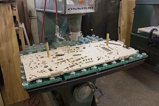 A Metallica playfield on the router