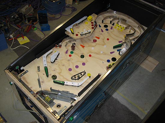 The playfield now
