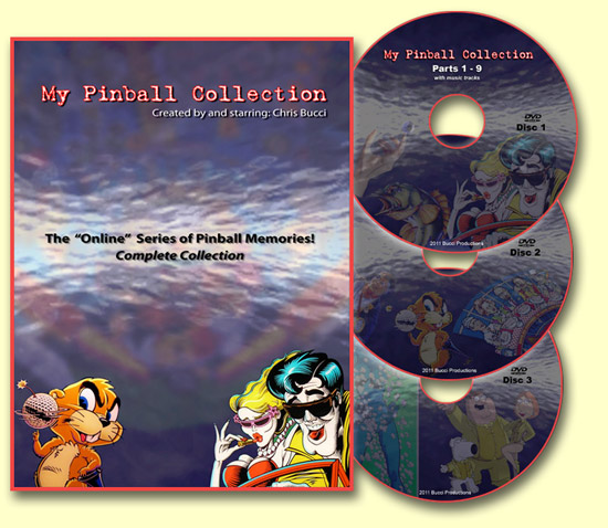 Chris Bucci's My Pinball Collection DVD set