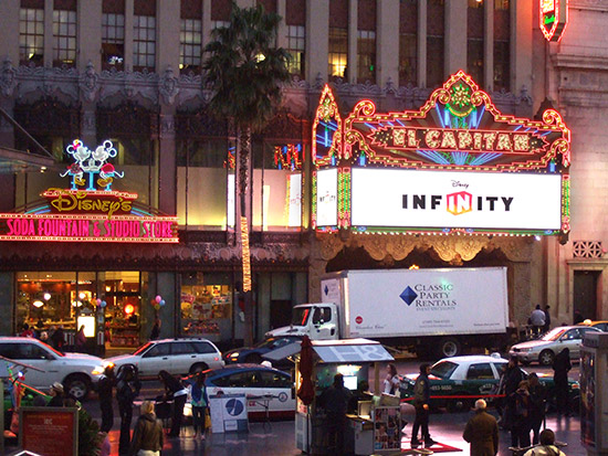 The El Capitan theatre in Los Angeles